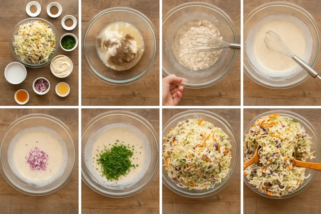Sweet and Tangy Coleslaw Recipe A Creamy, Crunchy Side for BBQs and Picnics