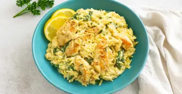 Creamy Lemon Chicken Orzo – Easy One Pot Dinner
