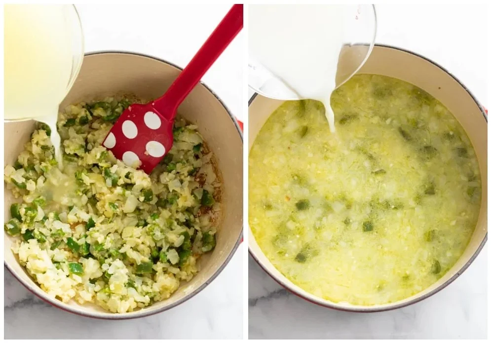 Creamy White Chicken Chili – Stovetop or Slow Cooker1
