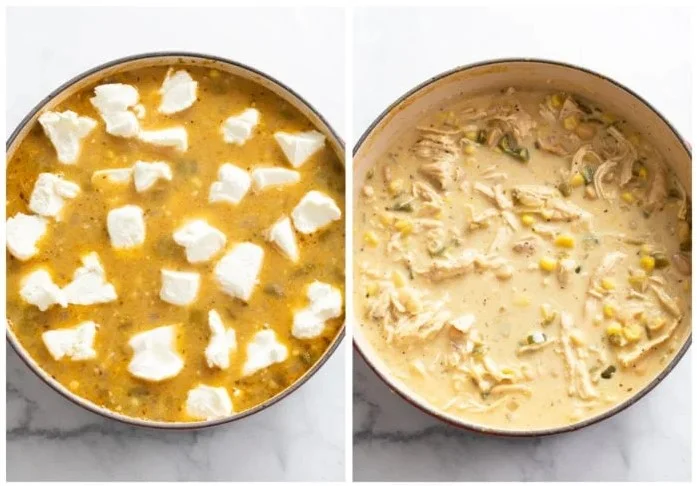 Creamy White Chicken Chili – Stovetop or Slow Cooker