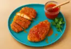 Crispy Baked Hot Honey Chicken with Sweet & Spicy Sauce