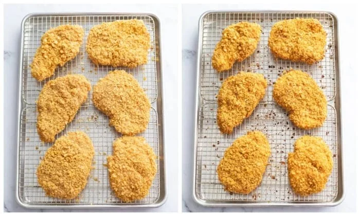 Crispy Baked Hot Honey Chicken with Sweet & Spicy Sauce