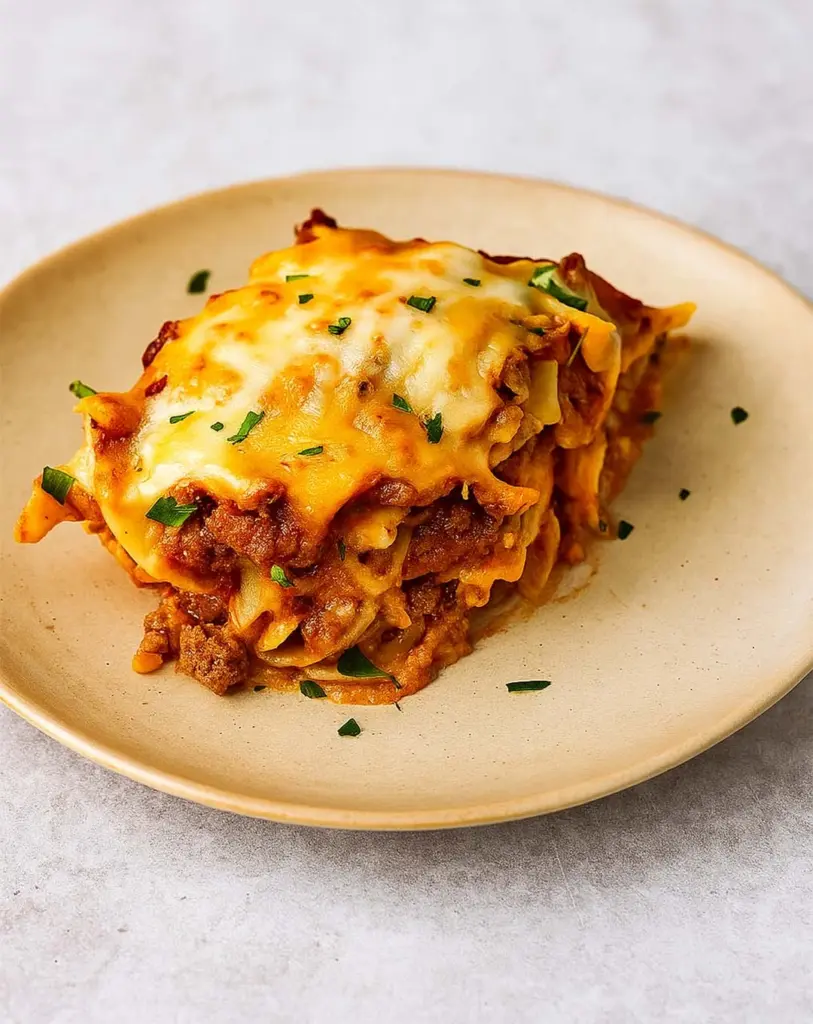 Poor Man’s Pasta Bake – Easy Ground Beef and Noodle Casserole