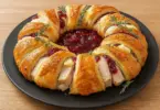 Christmas Turkey and Cranberry Crescent Ring – Easy Holiday Appetizer Recipe