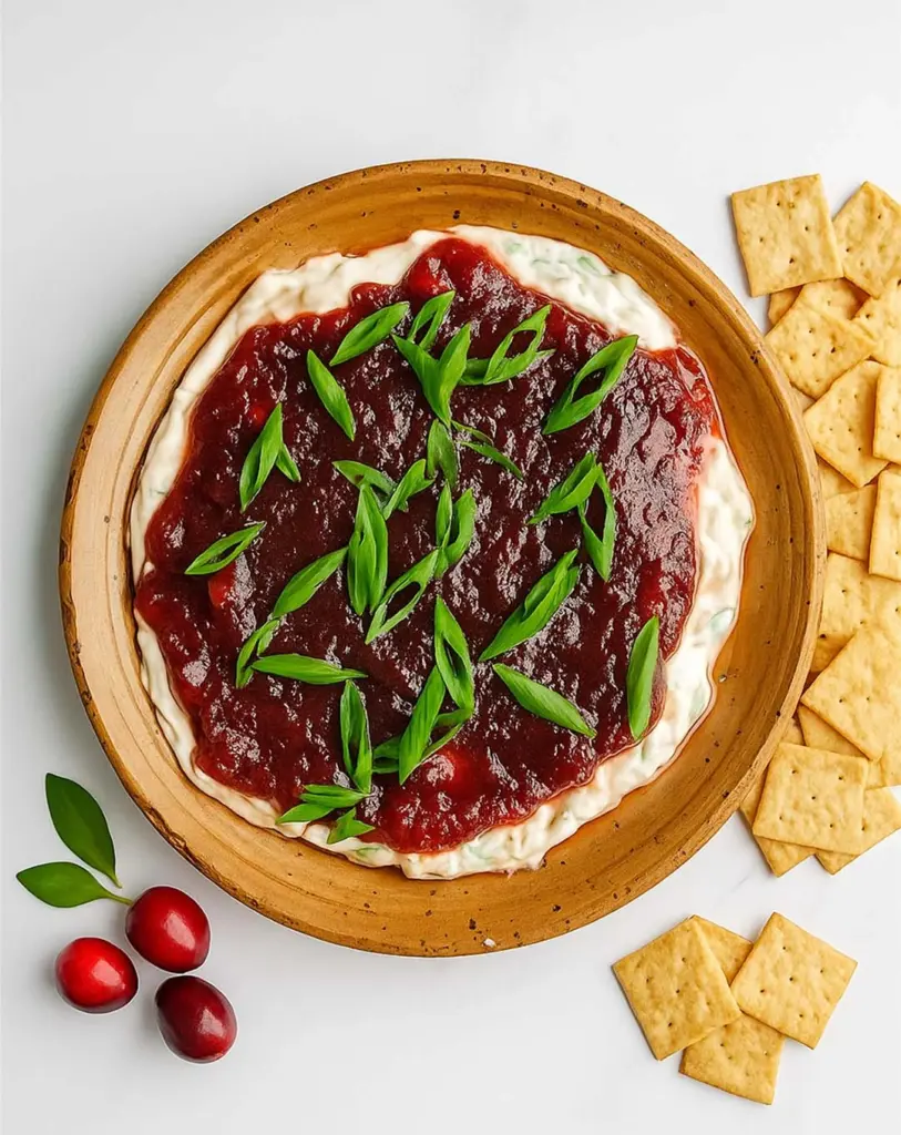 Cranberry Jalapeño Cream Cheese Dip – Easy 10-Minute Christmas Appetizer