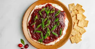 Cranberry Jalapeño Cream Cheese Dip – Easy 10-Minute Christmas Appetizer