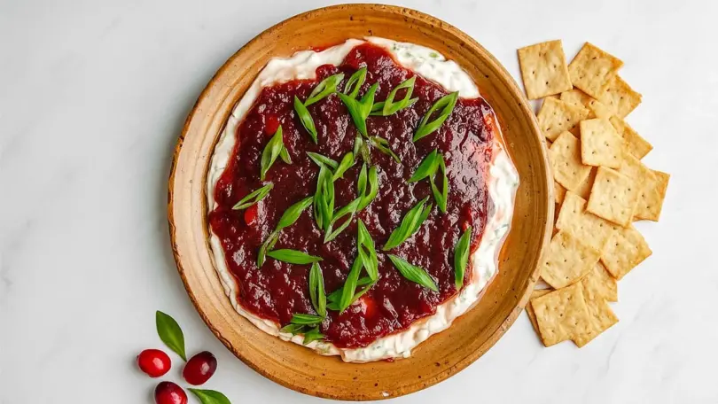 Cranberry Jalapeño Cream Cheese Dip – Easy 10-Minute Christmas Appetizer