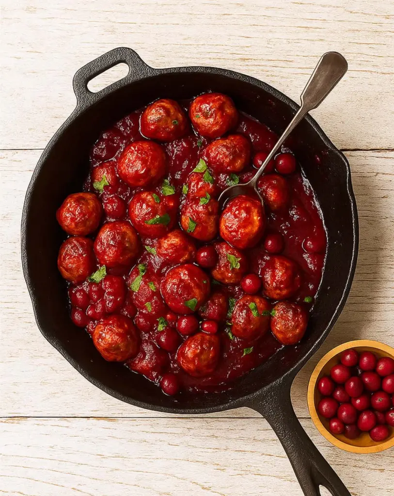 Cranberry Meatballs for Christmas: Sweet, Savory & Ready in 25 Minutes