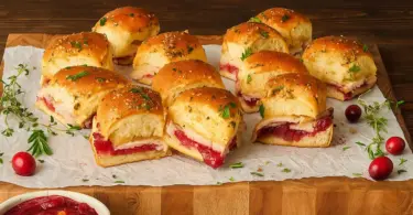 Florida Orange Cranberry Turkey Sliders for Christmas – Easy Holiday Appetizer