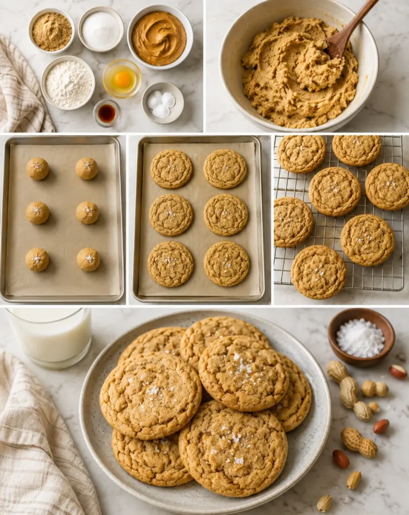Peanut Butter Cookies Recipe – Soft, Chewy and Ready in 30 Minutes